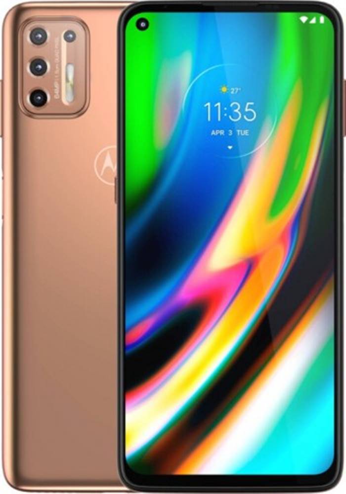 Motorola Mobilný telefón  G9 Plus 4GB/128GB, zlatá, značky Motorola