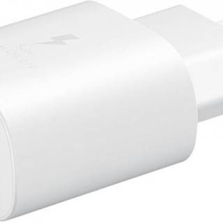 Nabíjačka Samsung 1x USB Typ C, 25W + USB kábel Typ C, biela