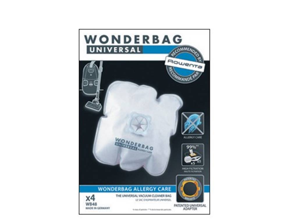 Rowenta Vrecká do vysávača Wonderbag Endura, 4ks, značky Rowenta