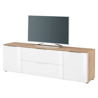 Sconto TV komoda TERRY VII dub riviera/biela, značky Sconto