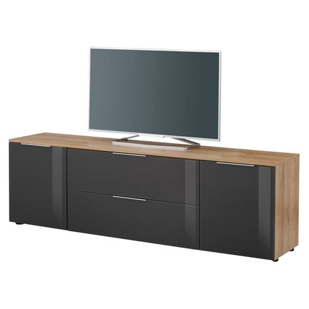 Sconto TV komoda TERRY VII dub riviera/antracitová, značky Sconto