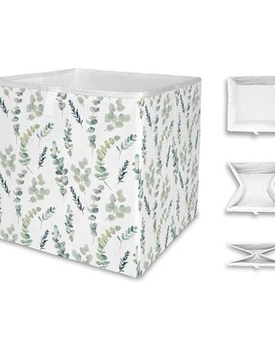 Úložný box z mikrovlákna Butter Kings Eucalyptus Branches, 32 l