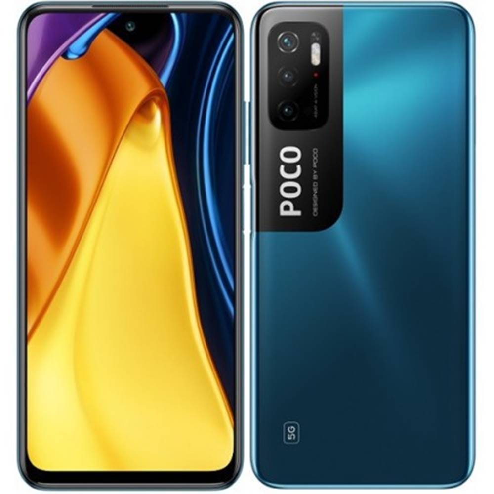 Poco Mobilný telefón POCO M3 Pro 5G 4 GB/64 GB, modrý, značky Poco