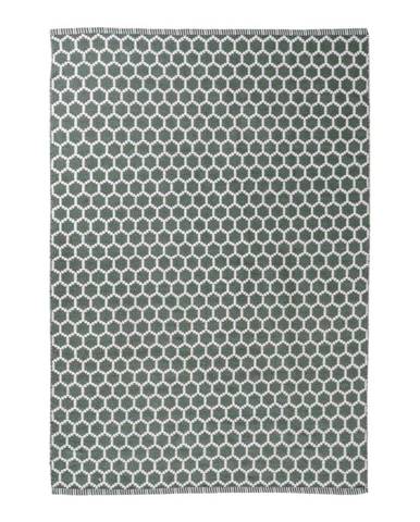Zeleno-biely koberec HoNordic Narbonne, 140 x 200 cm