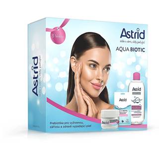 ASTRID  AQUA BIOTIC TRIPACK DENNY A NOCNY KREM 50 ML + MICELARNA VODA 3V1 400 ML + TEXTILNA MASKA, značky ASTRID