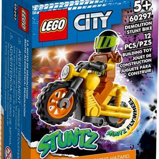 LEGO  CITY KASKADERSKA DEMOLICNA MOTORKA /60297/, značky LEGO