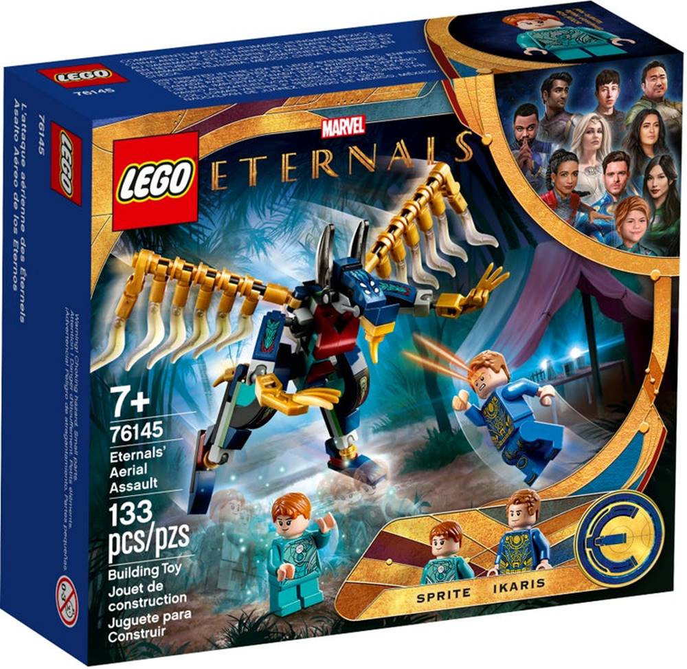 LEGO  MARVEL LETECKY UTOK ETERNALOV /76145/, značky LEGO