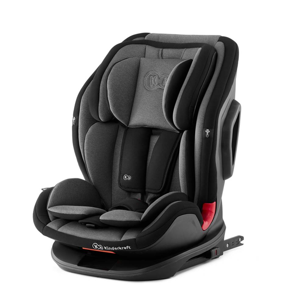 KINDERKRAFT  Autosedačka Oneto3 Isofix Jet Black 9-36 kg, Premium, značky KINDERKRAFT