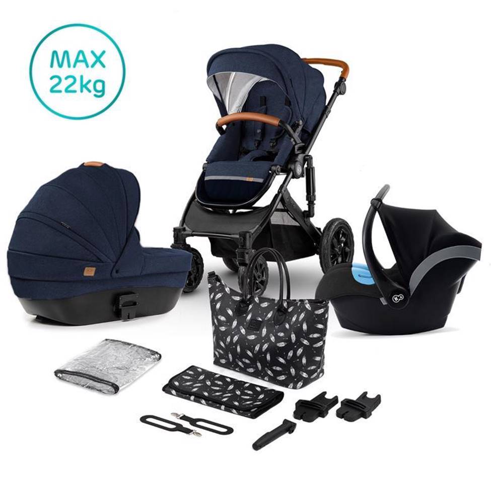 KINDERKRAFT  Kočík kombinovaný Prime 3v1 Deep Navy, Premium, značky KINDERKRAFT