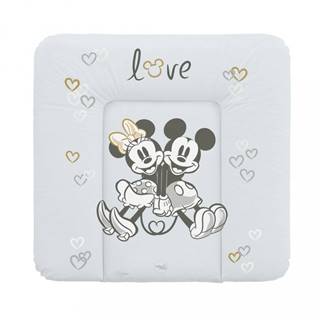 CEBA  Podložka prebaľovacia mäkká na komodu (75x72) Disney Minnie & Mickey Grey, značky CEBA