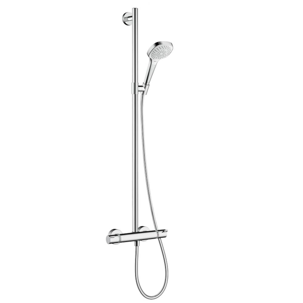 Hansgrohe Sprchová batéria  Croma Select E so sprchovacím setom 150 mm biela/chróm, značky Hansgrohe