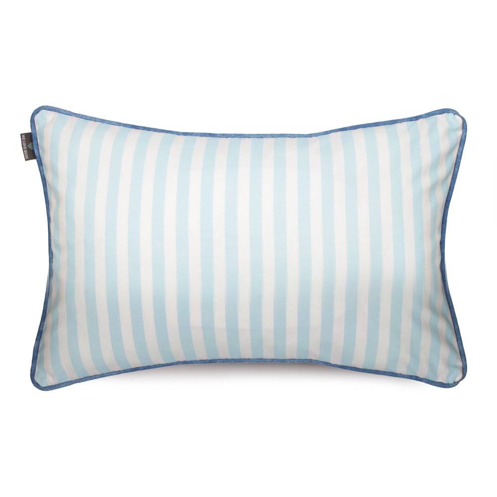 WeLoveBeds Modrá obliečka na vankúš  Sailor blue, 40 × 60 cm, značky WeLoveBeds