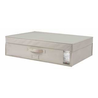 Béžový úložný box na oblečenie Compactor XXL Family, 72 x 19 cm