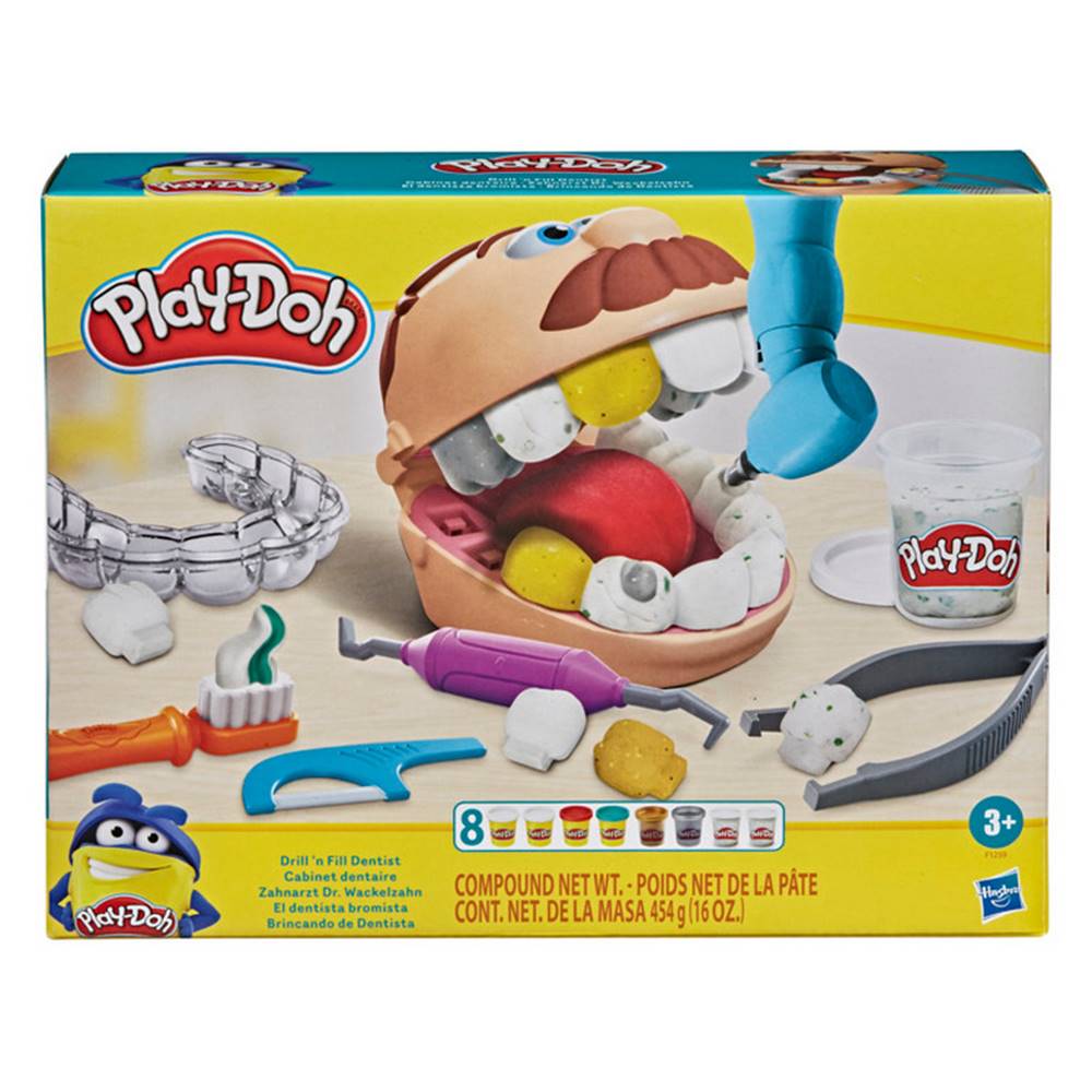 HASBRO PLAY-DOH ZUBAR DRILL N FILL /14F1259/, značky HASBRO