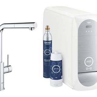 Drezová batéria Grohe Blue Home s vyťahovacou sprškou chróm