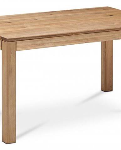 AUTRONIC DS-D160 OAK Jedálenský stôl 160x90x75 cm, masív dub, povrchová úprava olejom, nohy 8x8x cm