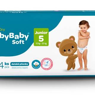 BABYBABY SOFT Plienky jednorazové Ultra-Dry Junior (11-25 kg) 44 ks