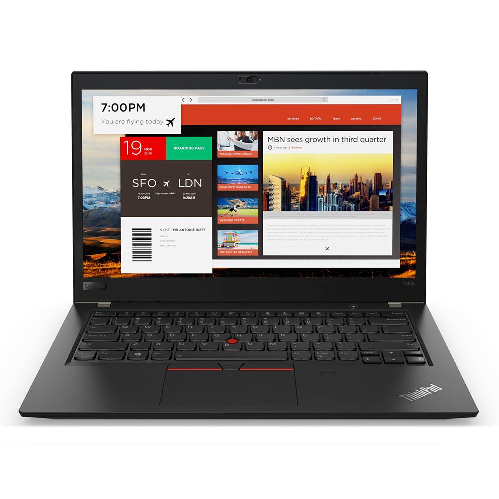 Lenovo  ThinkPad T480s; Core i7 8550U 1.8GHz/16GB RAM/256GB SSD PCIe/batteryCARE+, značky Lenovo