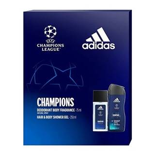 ADIDAS KAZETA MEN CHAMPIONS (DEO NATURAL SPREJ 75ML + SPRCH. GEL 250ML)