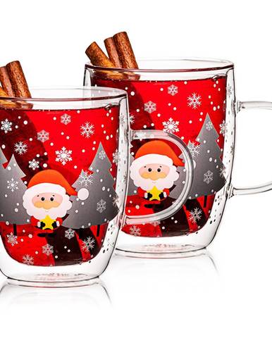 4Home Termo pohár Mug Santa Hot&Cool 270 ml, 2 ks