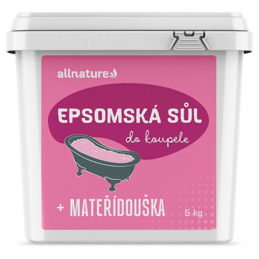 Allnature  Epsomská soľ Materina dúška 5 kg, značky Allnature