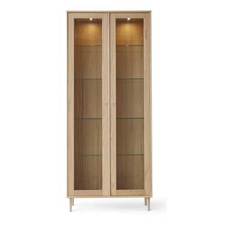 Vitrína s osvetlením v dekore duba 89x206 cm Mistral - Hammel Furniture