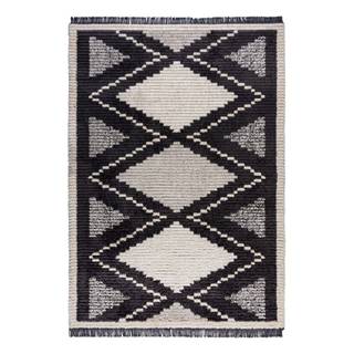 Flair Rugs Sivý koberec 170x120 cm Domino Zaid Berber - , značky Flair Rugs