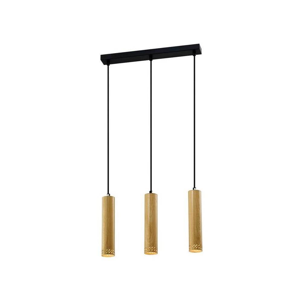 Candellux Lighting Závesné svietidlo s kovovým tienidlom v čierno-zlatej farbe 6x46 cm Tubo - , značky Candellux Lighting