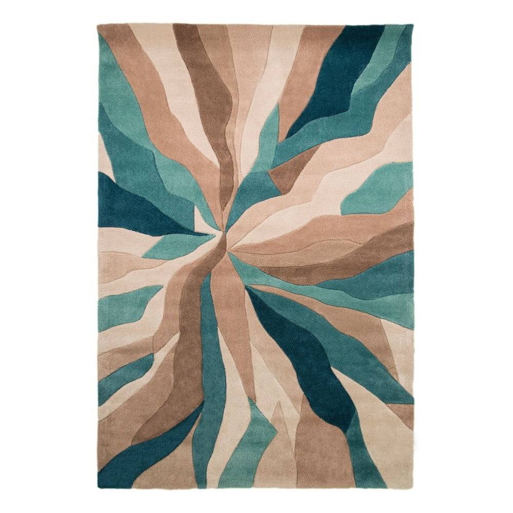 Flair Rugs Tyrkysový koberec  Splinter, 160×220 cm, značky Flair Rugs