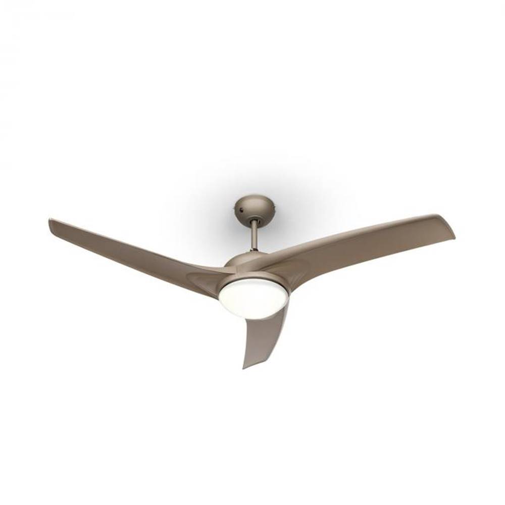 Klarstein  Figo, stropný ventilátor, 52", 55 W, stropná lampa, 2 x 42 W, diaľkový ovládač, titán, značky Klarstein