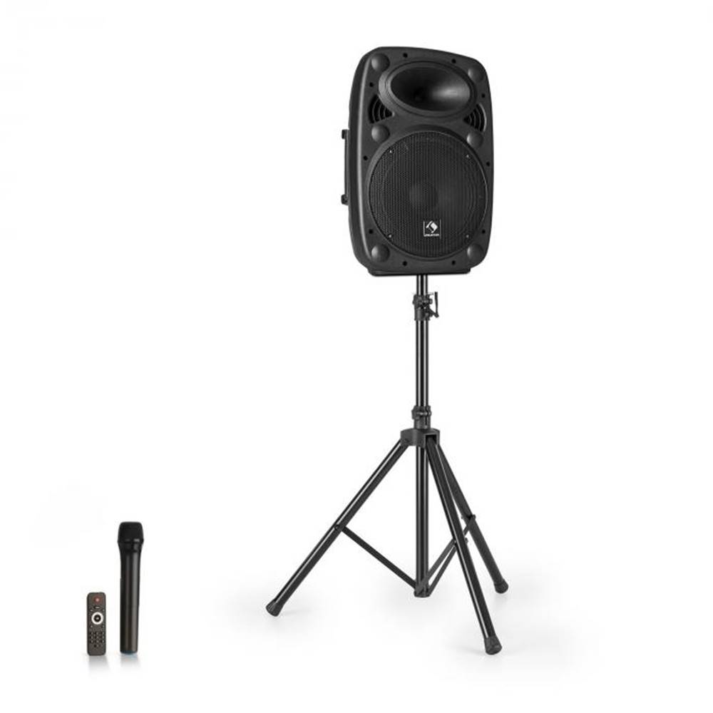 Auna  Streetstar 10, mobilný PA systém +  statív, 10" woofer, UHF mikrofón, 400 W, čierny, značky Auna