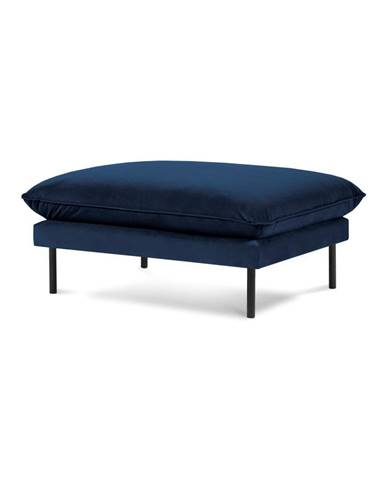 Modrá podnožka Cosmopolitan Design Vienna, 100 × 80 cm